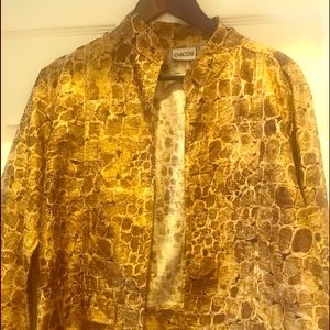 Chico silk jacket size 2 ,it’s 100 %silk